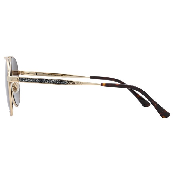 Jimmy Choo 100% Authentic Crystals Frame Aviator Sunglasses - Picture 5 of 7